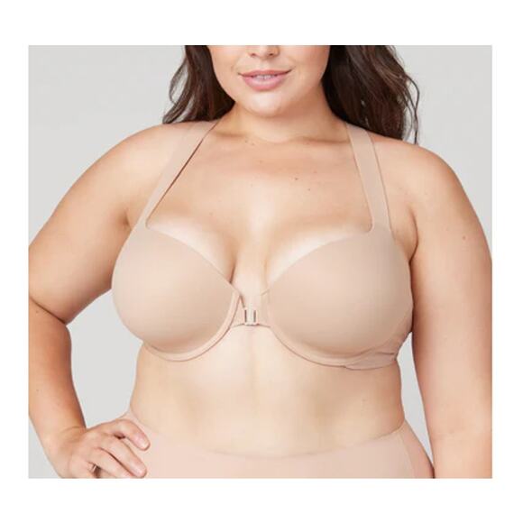 Spanx Naked 2.0 Lightly Lined Racerback Bra Size 36 C - Picture 1 of 9